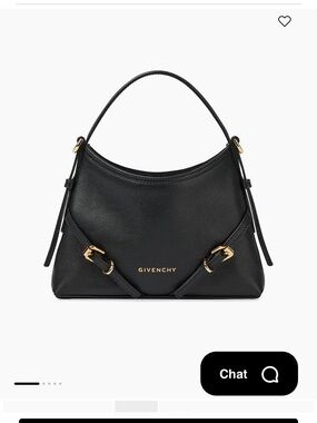 Givenchy Black Leather Top-Handle Bag